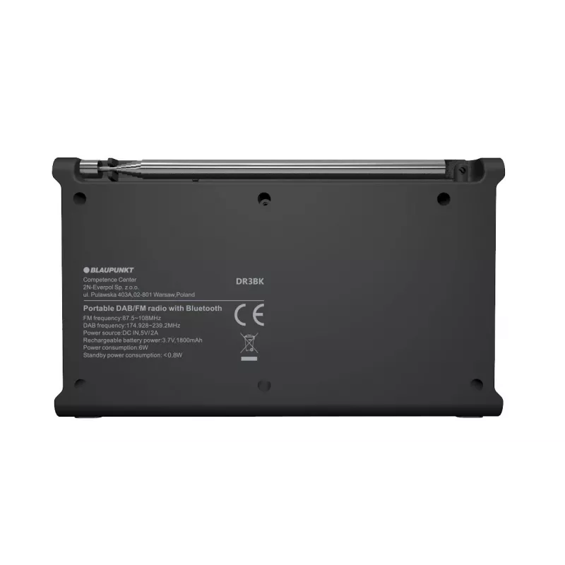 Blaupunkt DR3BK kannettava radio musta