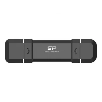 Silicon Power Marvel Xtreme DS72 - USB-muistitikku - 500GB - USB 3.1 Gen 2 / USB-C 3.2 Gen 2 - musta (SP500GBUC3S72VPK)