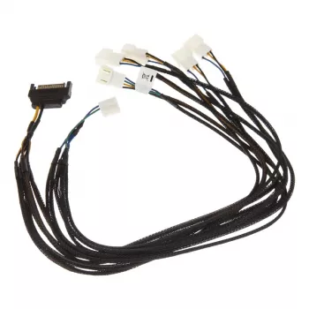 Akasa Flexa FP5S PWM-jakokaapeli (5 tuuletinta) - punottu, 45 cm (AK-CBFA07-45)