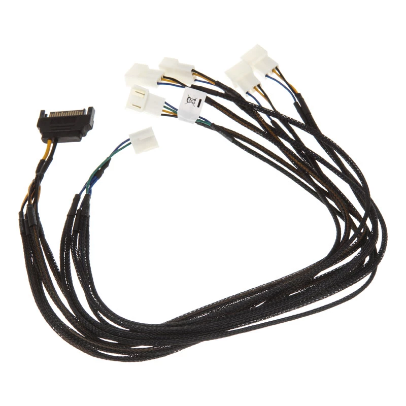 Akasa Flexa FP5S PWM-jakokaapeli (5 tuuletinta) - punottu, 45 cm (AK-CBFA07-45)