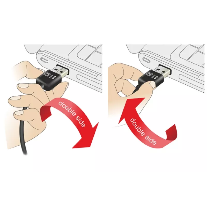 USB-kaapeli DeLOCK 2 m USB 2.0 A - B m/m