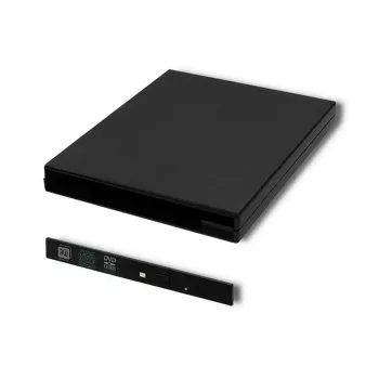 Optisen aseman kotelo CD/DVD SATA USB 2.0 9,5 mm