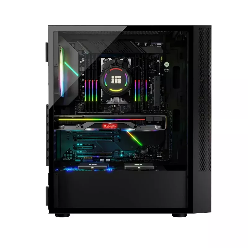 Logic ARYA ARGB MINIDI USB 3.0 kotelo musta