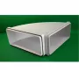 Faber Curve CRO 90 – 90° mutka suorakaiteen muotoiselle poistokanavalle 220 x 90 mm