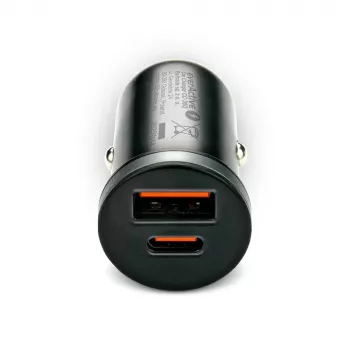 Autolaturi everActive CC-30Q QC3.0 35W – 1x USB-A, 1x USB-C, pikalataus
