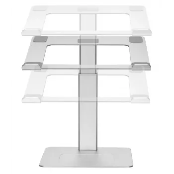 Gembird NBS-D1-02 kannettavan tietokoneen teline hopea 39,6 cm (15,6