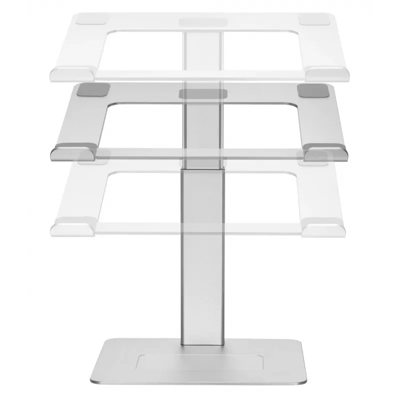 Gembird NBS-D1-02 kannettavan tietokoneen teline hopea 39,6 cm (15,6