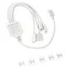 ARGB-haaroituskaapeli Kolink PGW-AC-KOL-157 30 cm valkoinen 3-pin-5V-ARGB-liitännöille