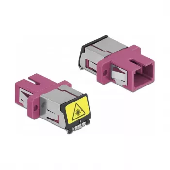Kuitukytkin DeLOCK 86891 SC Simplex naaras SC Simplex naaras Multimode violetti