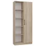 Top E Shop RD-80 SONOMA KPL toimiston kirjahylly