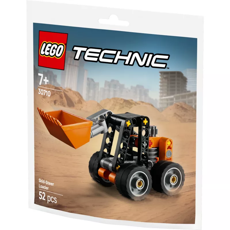 LEGO Technic -rakennussarja pienkuormaaja 30710 liikkuvin varsin ja teloin