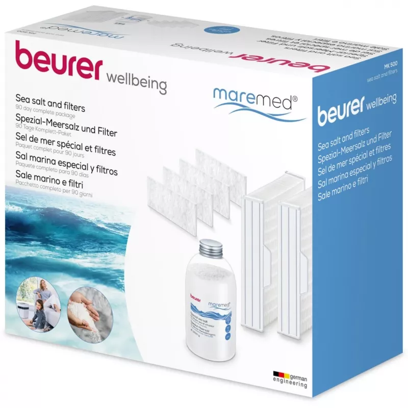 Beurer maremed MK 500 yhdistelmäsuodatin- ja merisuolaset