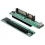 Kaapeliadapteri DeLOCK 61987 SATA 22p - IDE 44p musta/vihreä