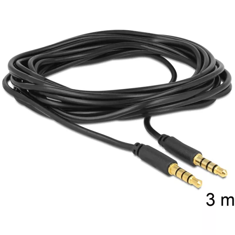 Audiokaapeli DeLOCK 3,5 mm - 3,5 mm 3 m