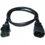 Zebra CS-CAB-IEC virtajohto musta 1 m C13-liitin C14-liitin