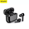 AWEI Bluetooth 5.0 T29 TWS -kuulokkeet + latausteline musta/musta