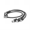 USB 2.0 -kaapeli Gembird CC-USB2-AM31-1M — USB A -liitäntä, 1 m, musta