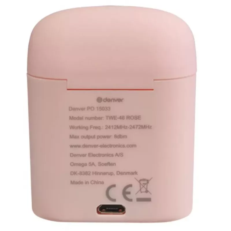 Kuulokemikrofoni Denver TWE-46ROSE