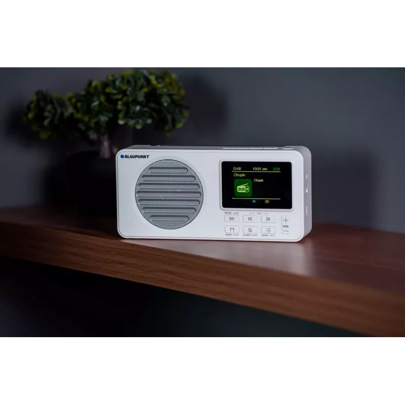 Blaupunkt DR6WH kannettava radio valkoinen