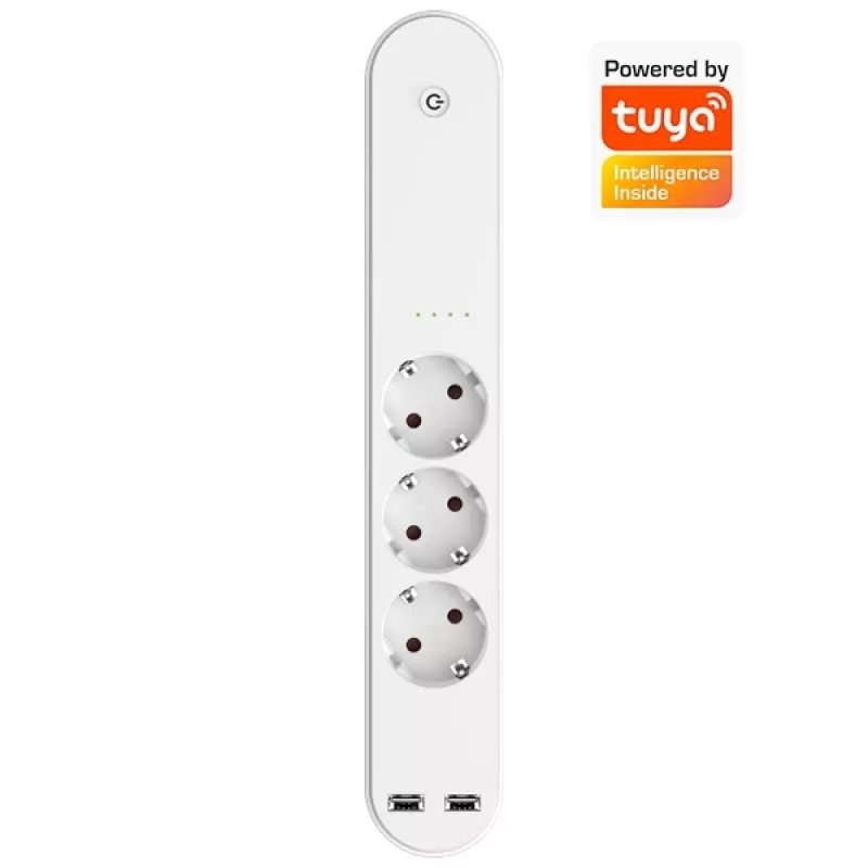 Älypistorasia Denver SHP-310U 3 AC-lähtöä tyyppi F 3680 W