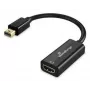 Mini DisplayPort – HDMI -muunnin MediaRange MRCS236, 10 Gbit/s, 20 cm, musta