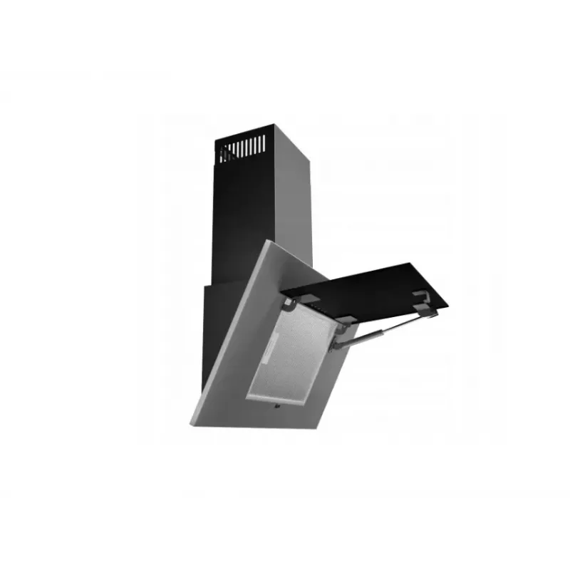 AKPO WK-4 Schwarz 2.0 60 GRAY/Grau GLASS T300 Linear LED/Controller liesituuletin
