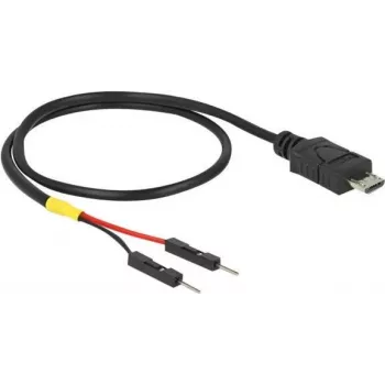 USB-kaapeli DeLOCK 85408 Micro-USB B 0,3 m musta