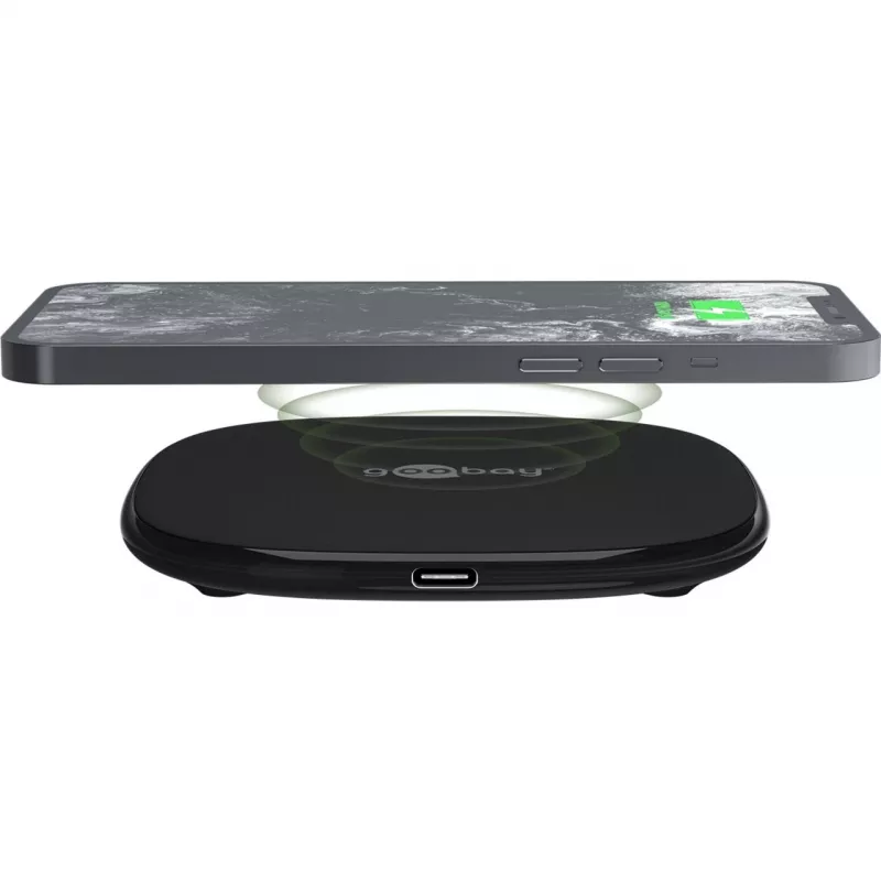 Goobay 64675 langaton latausvastaanotin mobiililaitteille puhelin/älypuhelin – älykello – tabletti USB Type-C (64675)