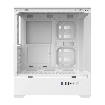 Tietokonekotelo DarkFlash C365 (valkoinen) ATX/mATX/Mini-ITX yhteensopiva