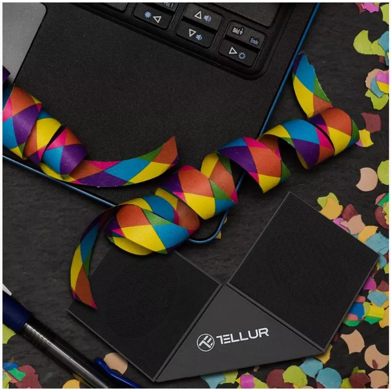 Kannettava kaiutin Tellur Bluetooth-kaiutin Nyx musta