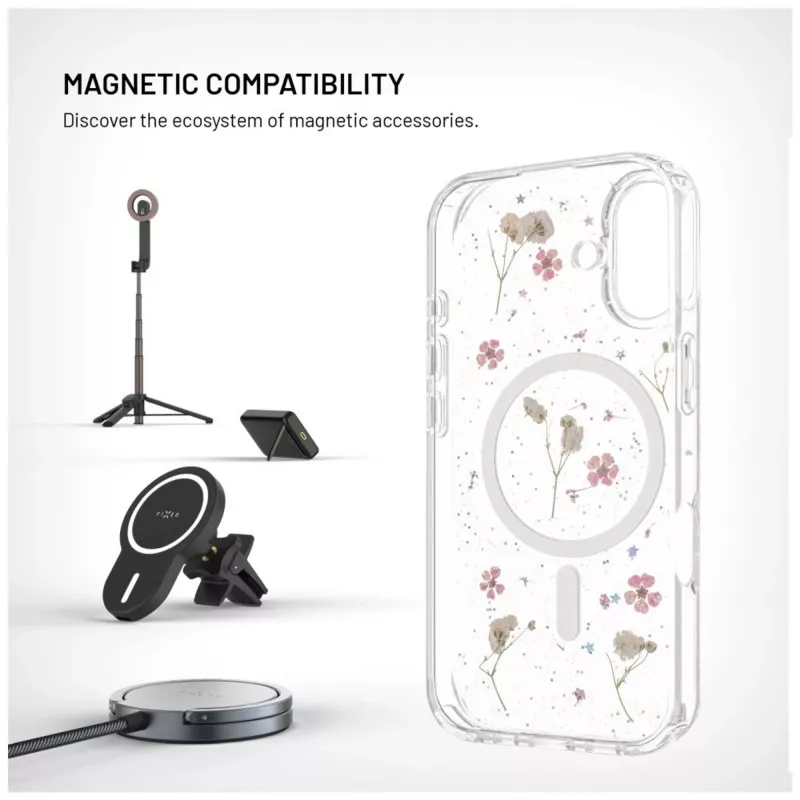 Fixed MagBloom | takakansi | Apple | iPhone 17 | TPU | Blush Plum