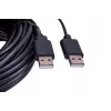 UNITEK Y-278 USB-kaapeli USB 2.0 10 m 2 x USB A USB A musta