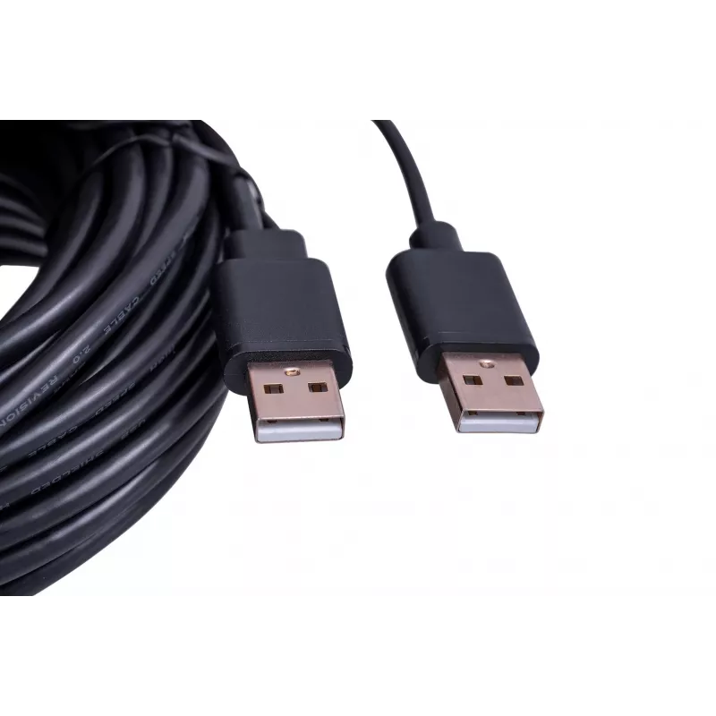 UNITEK Y-278 USB-kaapeli USB 2.0 10 m 2 x USB A USB A musta