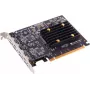 Sisäinen USB 3.2 Gen 2 -adapteri Sonnet USB3C-8PM-E PCIe Low-Profile musta