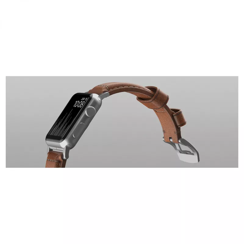 Nomad NM1A4RST00 – ranneke – älykello – ruskea – Apple – Apple Watch Sport – Apple Watch – Apple Watch Edition – nahka