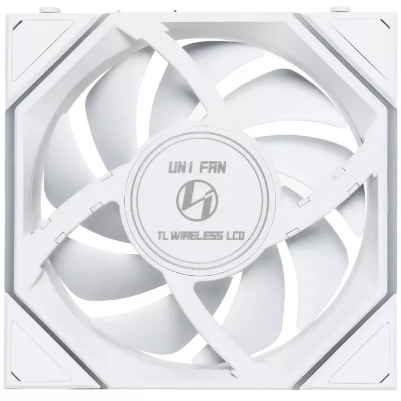120 mm ARGB PWM Wireless LCD -kotelotuuletin Lian Li UNI FAN TL LCD-näytöllä
