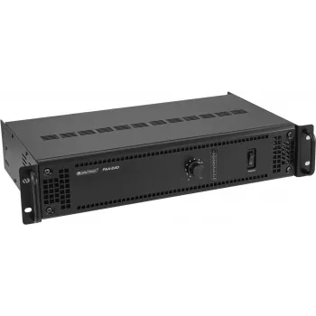 Tehovahvistin Omnitronic PAA-240 240W 100V — ELA/Line-vahvistin