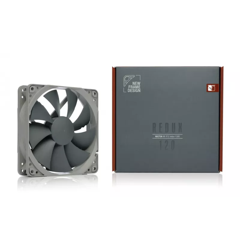 Noctua NF-P12 redux-1300 120mm kotelotuuletin harmaa