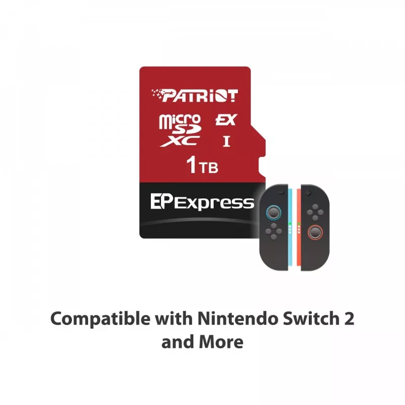 Patriot microSDXC-kortti 1 TB Express 800/600 MB/s PEF1TEPEXMCX