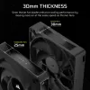 Corsair iCUE LINK RX120 MAX 120 mm kotelotuuletin - musta