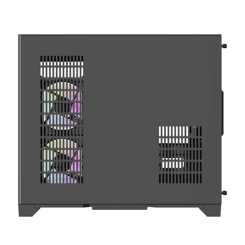 Darflash FT418 tietokonekotelo + 6 aRGB-tuuletinta (musta)