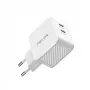 Nevox 45W Dual USB-C Power Delivery GaN -laturi, valkoinen, malli 2569