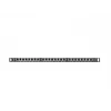 Patch-paneeli LANBERG PPS5-0024-B 24-porttia CAT5e, metalli, 0,5 U, 445×99×22,3 mm, musta