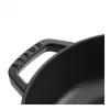 Staub Chistera 40511-472-0 uunipata 28 cm, pyöreä, valurautainen, 3,7 l, musta