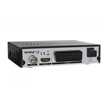 Maansisäinen HD-digitaali-TV-viritin WIWA H.265 PRO DVB-T/DVB-T2 — Full HD, H.265, HDMI, SCART, USB, tallennus