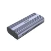 SSD-kotelo Unitek SolidForce Reefer harmaa – M.2 NVMe PCIe, USB‑C 10 Gbit/s, alumiini, 1 asema
