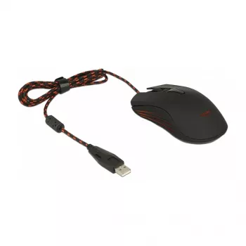 Pelihiiri DeLOCK 12531 molempikätinen USB Type-A optinen 4800 DPI