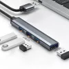 USB-keskitin QOLTEC 53793 — USB 3.0 tulo, 3× USB 2.0 liitäntää