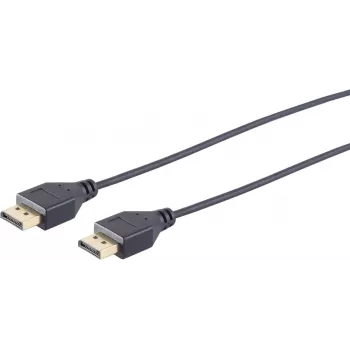 DisplayPort-kaapeli S/CONN 10-49155 1,5 m musta