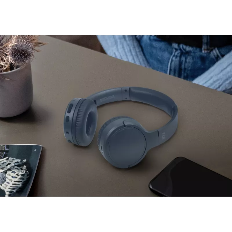 Muse M-272 BTB kuulokkeet/headset langaton sankakuulokkeet musiikki USB Type-C sininen